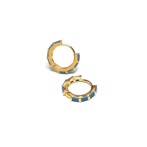 Color Cubic Mimi One Touch Earring